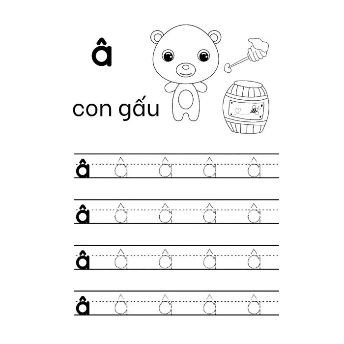 Bô 29 Tranh Tô Màu Bảng Chữ Cái In Thường Tiếng Việt - Giúp Bé Tập Vẽ Theo Nét Đứt Làm Quen Với Chữ Cái TV20 | Shopee Việt Nam