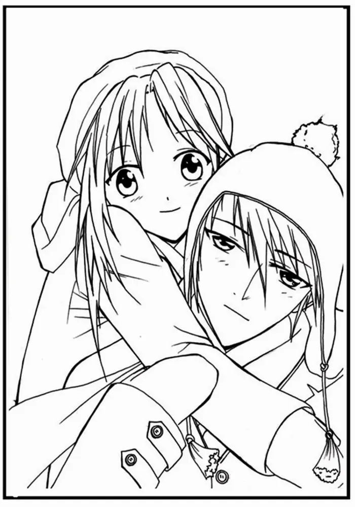 Bộ sưu tập tranh tô màu nhân vật anime sáng tạo dành cho bé yêu