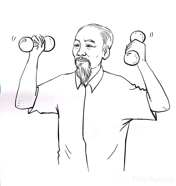 Tranh rỗng tô màu về Bác Hồ Tranh rỗng tô màu về Bác Hồ