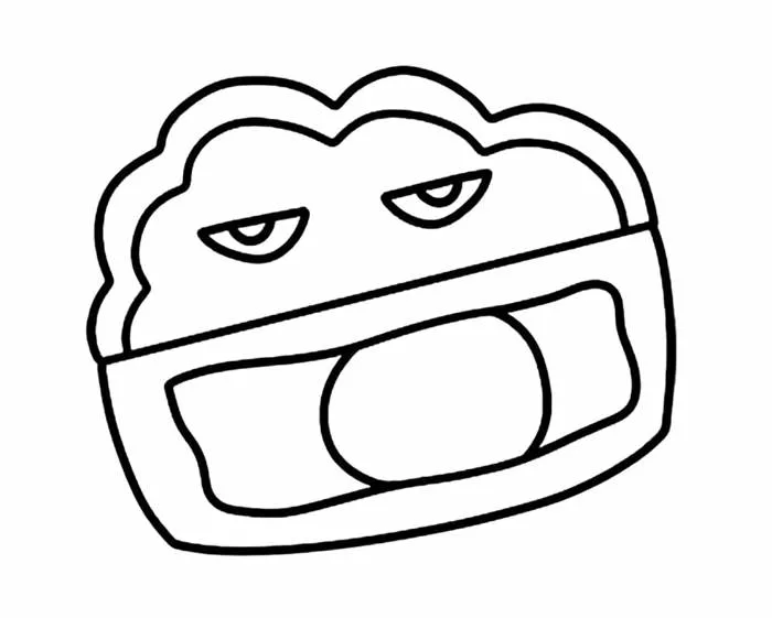 Tô Màu Bánh Trung Thu - Tranh Tô Màu Cho Bé