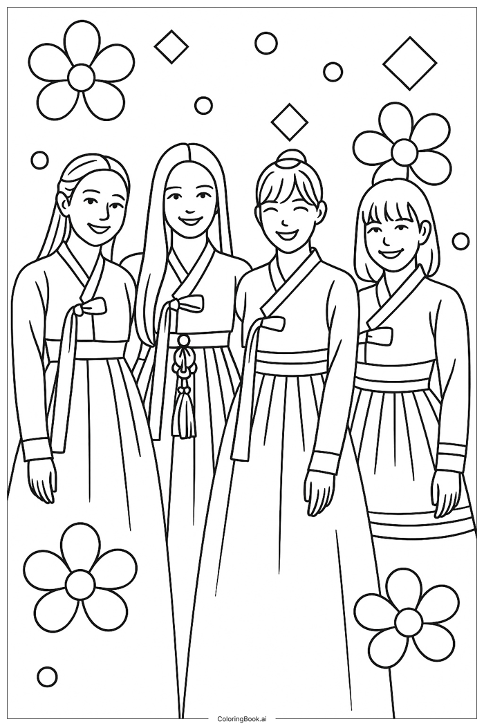 Trang Tô Màu Blackpink Trong 