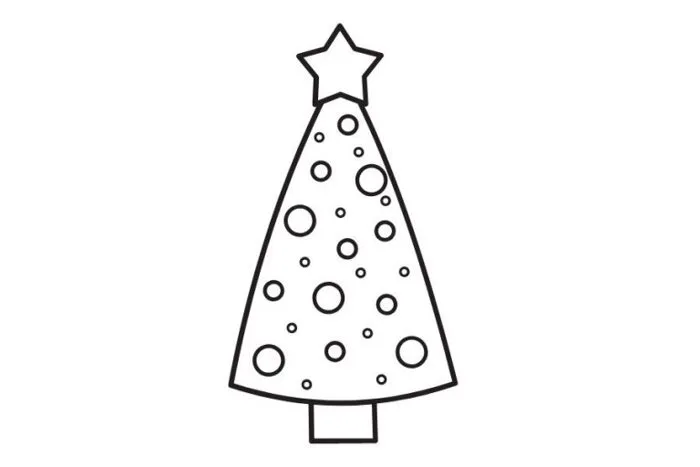 40+ mẫu tranh tô màu cây thông Noel cho bé đơn giản, giúp con thỏa sức sáng  tạo