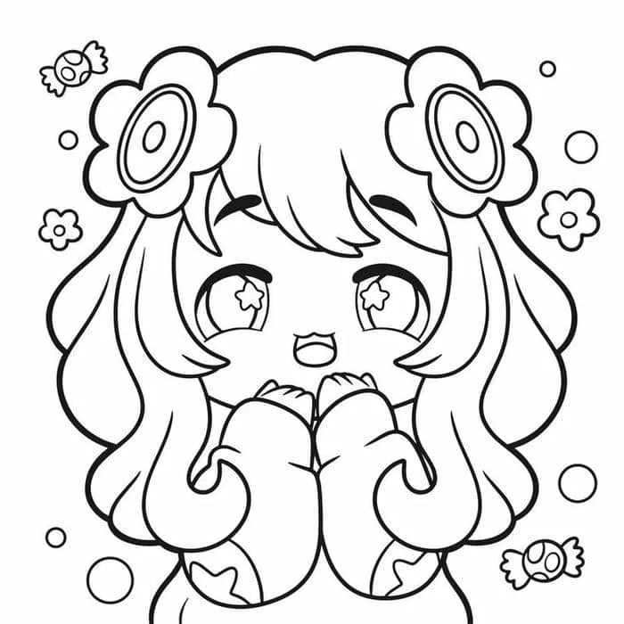 Tải ngay 100+ tranh tô màu chibi siêu cute, đáng yêu cho bé