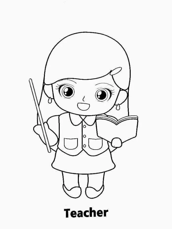 Tranh tô màu chủ đề nghề nghiệp