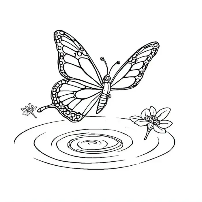 Hành trình sắc màu cùng tranh tô màu con bướm sinh động Hành trình sắc màu cùng tranh tô màu con bướm sinh động