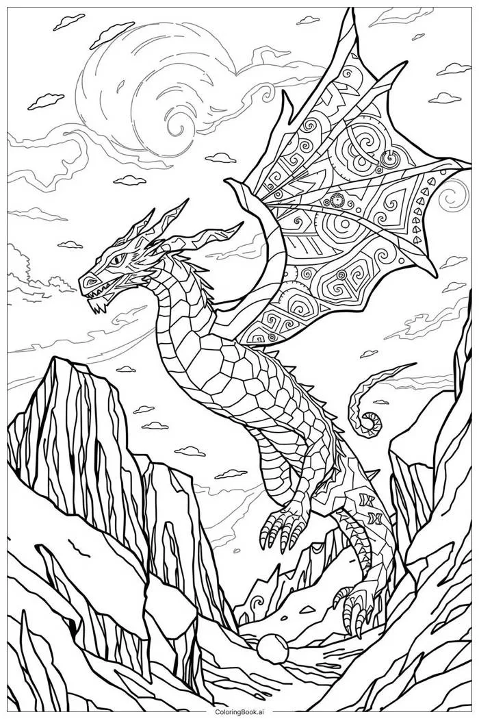 Trang Tô Màu Chim Rồng Băng - 2 (Có thể In Miễn Phí dưới định dạng PDF & PNG) Trang Tô Màu Chim Rồng Băng - 2 (Có thể In Miễn Phí dưới định dạng PDF & PNG)