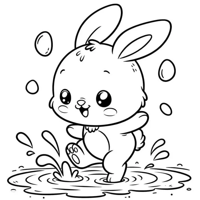 50+ Tranh tô màu con thỏ cute, dễ thương cho bé mầm non