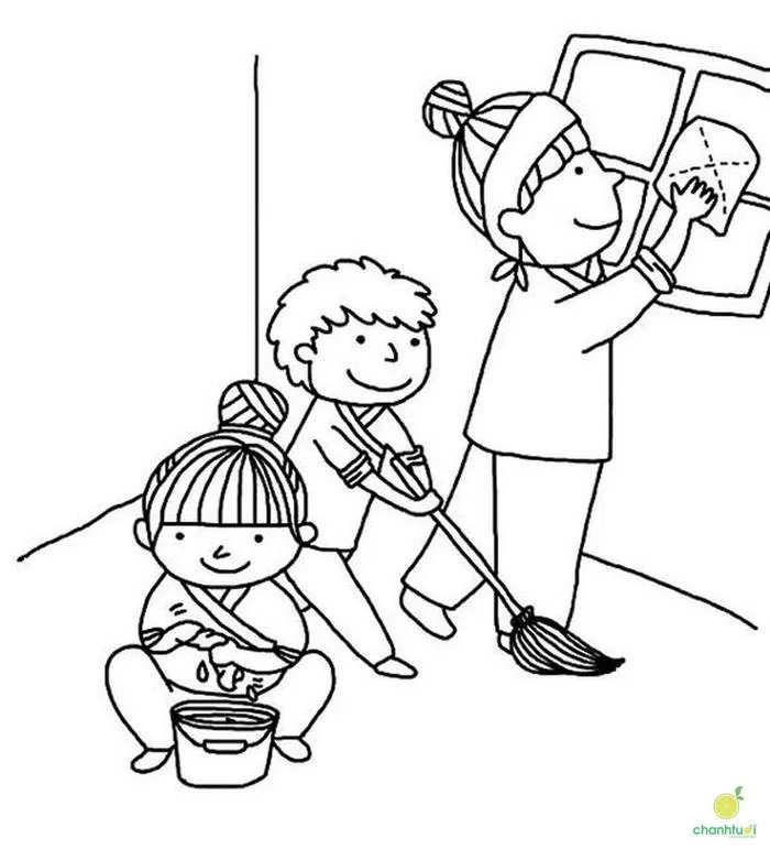 Kho Tranh Tô Màu Gia Đình Siêu Dễ Thương Cho Bé (Tải Miễn Phí) Kho Tranh Tô Màu Gia Đình Siêu Dễ Thương Cho Bé (Tải Miễn Phí)