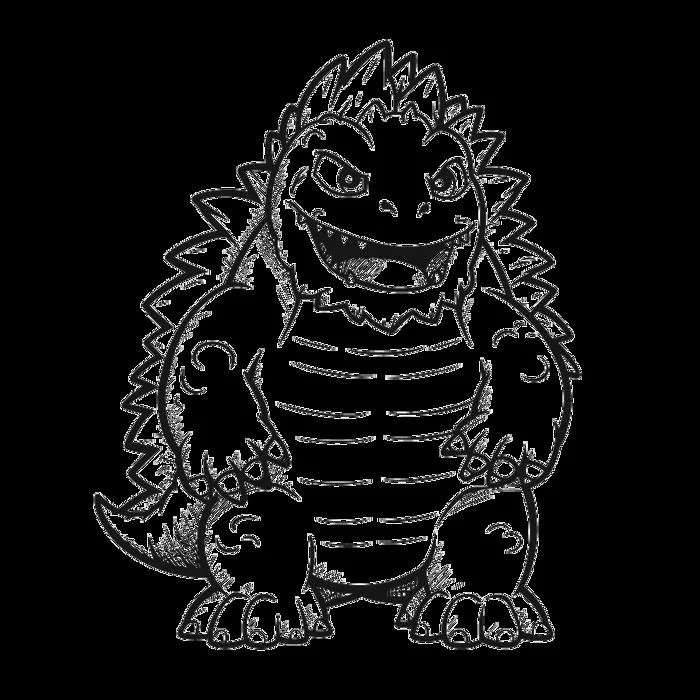 Tải miễn phí Phác Thảo Phác Thảo Trang Màu Godzilla Có Thể In được Vẽ  Vector Công cụ đồ họa | PNG chuyên nghiệp - Pikbest