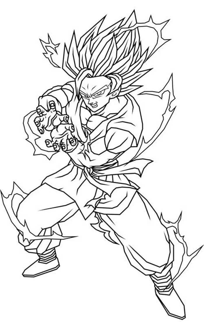 Tranh tô màu 7 viên ngọc rồng Goku - Gia Đình Su