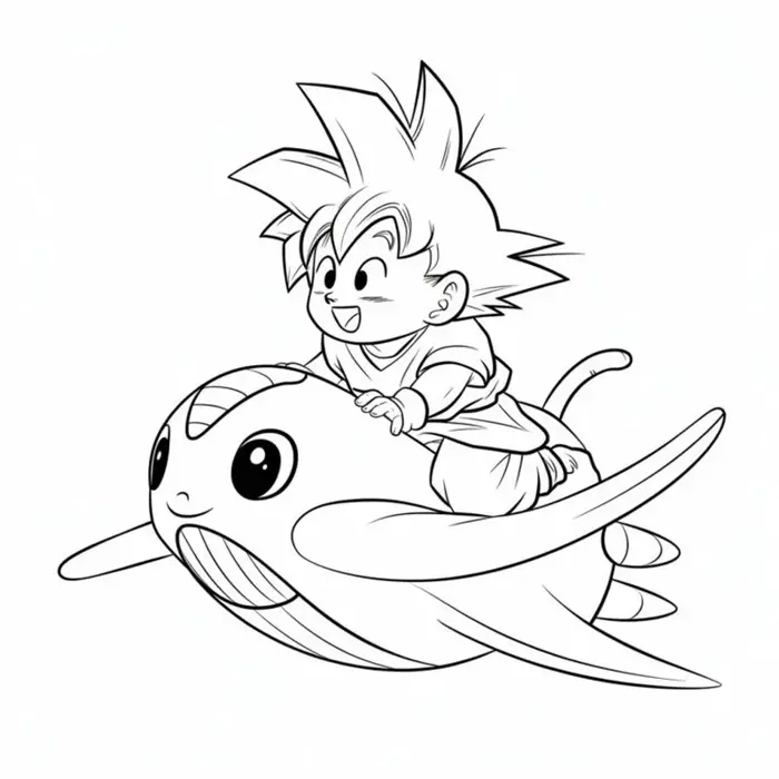 Khám phá bộ tranh tô màu Dragon Ball chi tiết và hấp dẫn