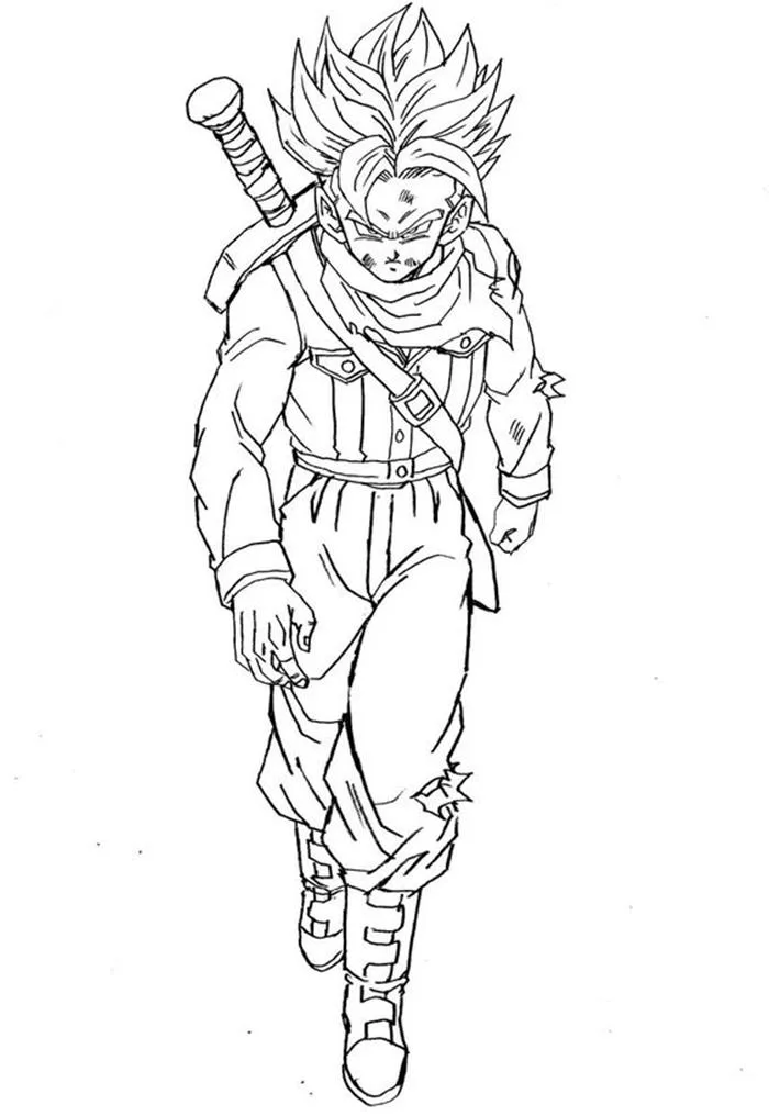 Tranh tô màu 7 viên ngọc rồng Goku - Gia Đình Su