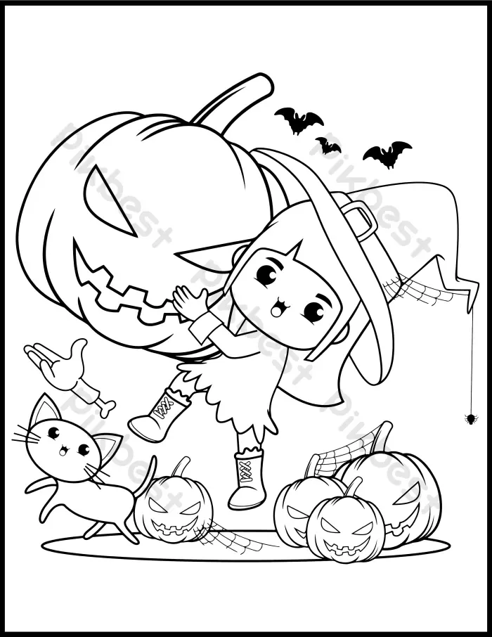 Tải miễn phí 05 Cuốn Sách Tô Màu Halloween Cho Bé Công cụ đồ họa | EPS  chuyên nghiệp - Pikbest