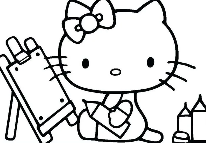 TOP 25+] Mẫu Tranh Tô Màu Hello Kitty Cute, Dễ Thương Dành Cho Bé
