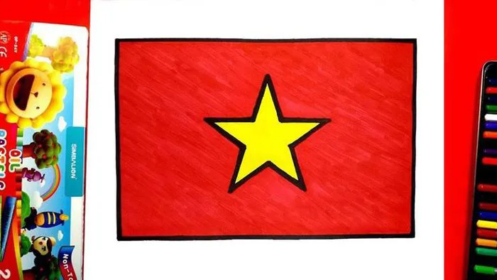 Vẽ lá cờ đơn giản | Cách vẽ lá cờ Việt Nam đẹp nhất | Cách vẽ lá cờ tổ quốc Việt Nam dễ nhất Vẽ lá cờ đơn giản | Cách vẽ lá cờ Việt Nam đẹp nhất | Cách vẽ lá cờ tổ quốc Việt Nam dễ nhất