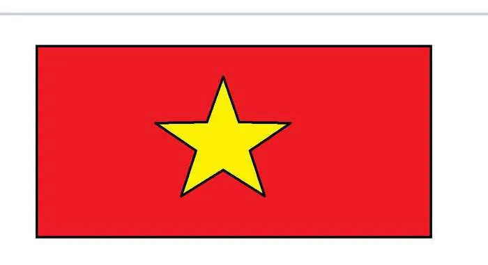 Vẽ và tô màu lá cờ Việt Nam. Vẽ và tô màu lá cờ Việt Nam.