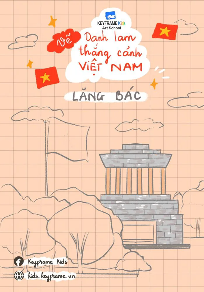 Hướng dẫn bé vẽ Lăng Bác trên Procreate | Danh lam thắng cảnh Việt Nam | Keyframe Kids Hướng dẫn bé vẽ Lăng Bác trên Procreate | Danh lam thắng cảnh Việt Nam | Keyframe Kids