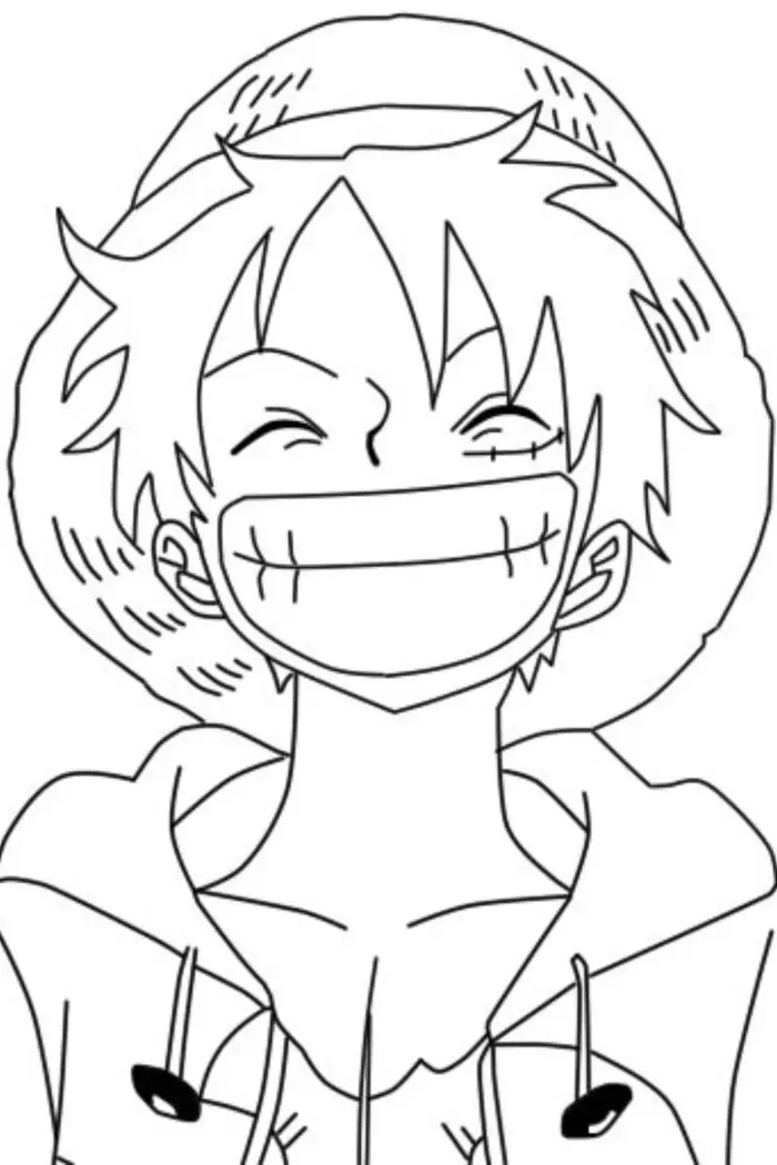 Tổng hợp ảnh tập tô Luffy chi tiết và dễ tô màu nhất