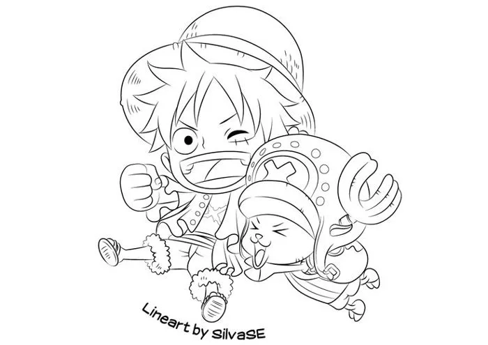 Tổng hợp các bức tranh tô màu One Piece đẹp nhất dành tặng cho bé - Zicxa