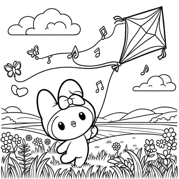 Khám phá tranh tô màu Melody đẹp và sáng tạo cho bé yêu
