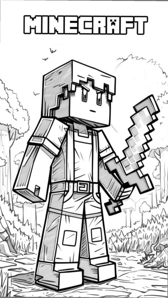 965+ Tô Màu Minecraft Đẹp, Sáng Tạo Và Thú Vị Cho Fan Game - Thưởng Thức Âm  Nhạc Hello - Trung Tâm Hello