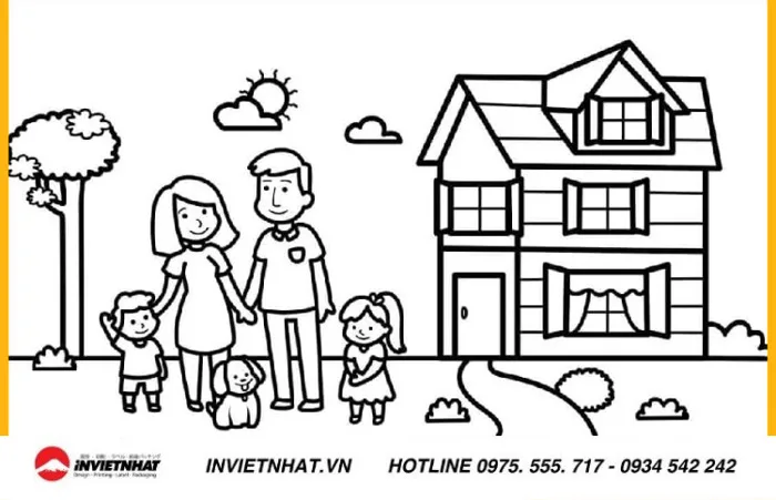 Những mẫu in hình tô màu đẹp chất lượng tại in Việt Nhật