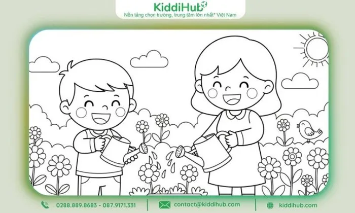 Tranh tô màu ngày 20/10 – Quà tặng ý nghĩa cho mẹ và cô Tranh tô màu ngày 20/10 – Quà tặng ý nghĩa cho mẹ và cô
