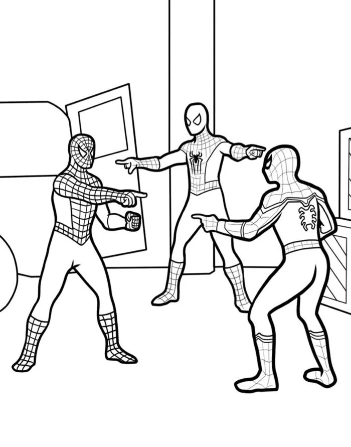 200+ tranh tô màu người nhện Spider Man đẹp, dễ tô, tải miễn phí