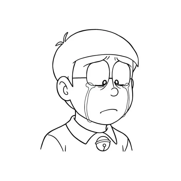 Tuyển tập tranh tô màu Nobita siêu dễ thương cho bé