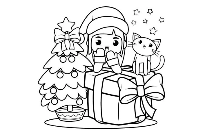 Tải trọn bộ 300+ tranh tô màu cây thông Noel miễn phí cho bé tập tô