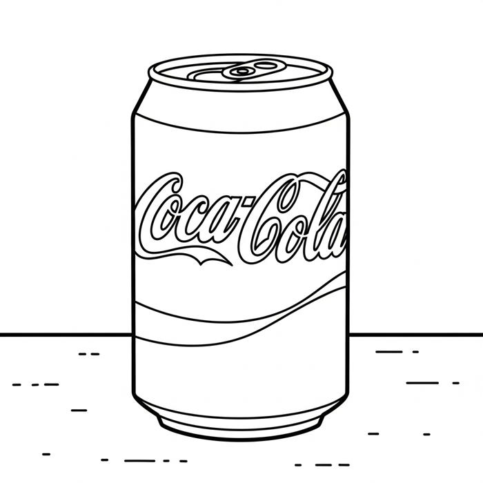 39 Tranh Tô Màu Coca Cola & Chai Thủy Tinh Siêu đáng Yêu
