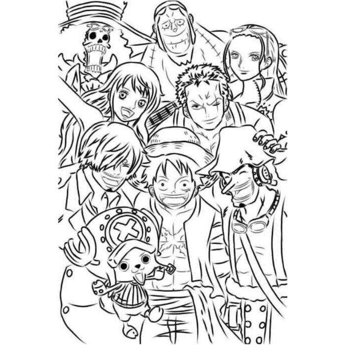 Tô Màu One Piece - Thế Giới Đảo Hải Tặc Qua Góc Nhìn Nghệ Thuật - Tô màu  trực tuyến