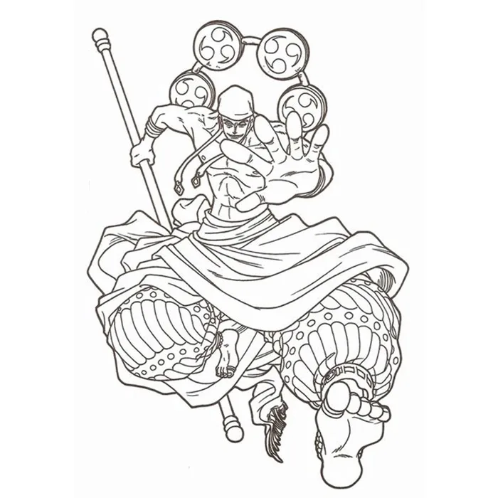 Bộ Tranh tô màu, màu nước ONE PIECE cho bé tập sáng tạo