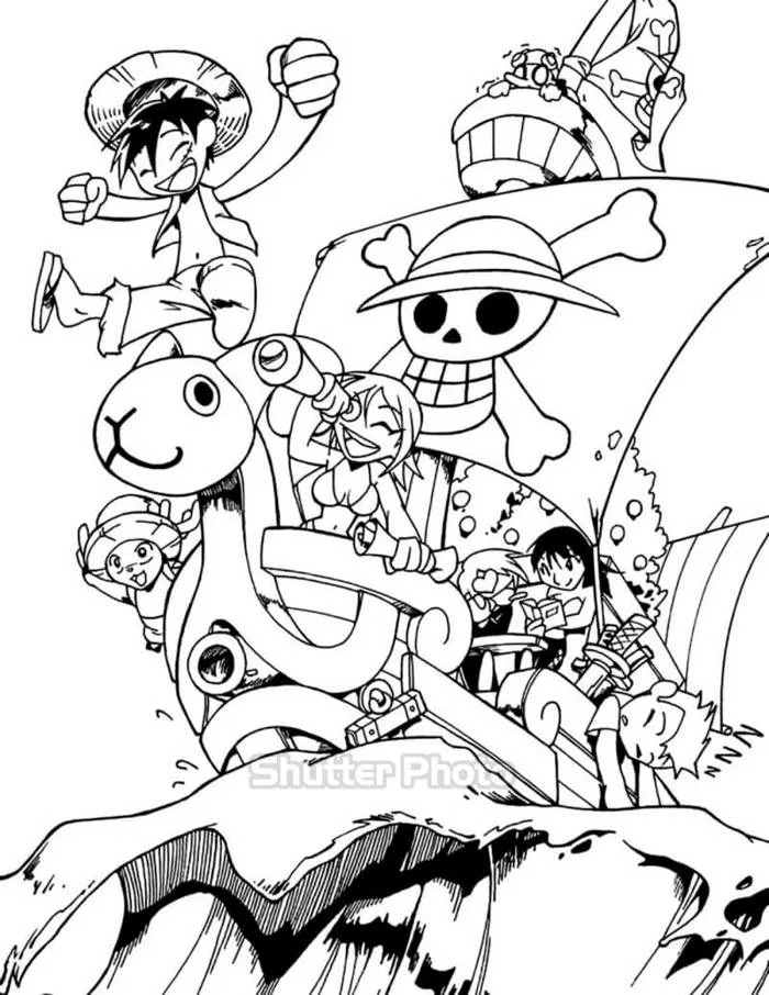 76+ Tranh tô màu One Piece đẹp nhất dễ tải dễ in Update 2026