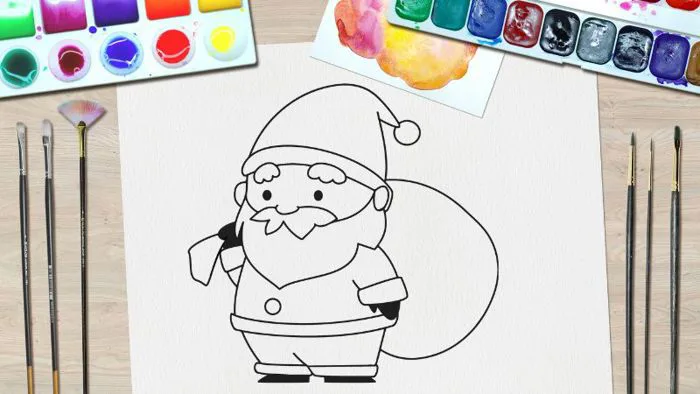 Hướng dẫn cách vẽ ông già Noel đơn giản cho bé Hướng dẫn cách vẽ ông già Noel đơn giản cho bé