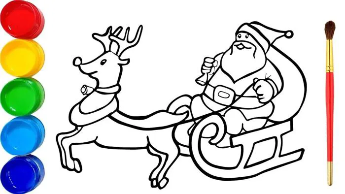 30 tranh tô màu ông già noel cho bé 3-6 tuổi tập tô rất đẹp – Jadiny 30 tranh tô màu ông già noel cho bé 3-6 tuổi tập tô rất đẹp – Jadiny