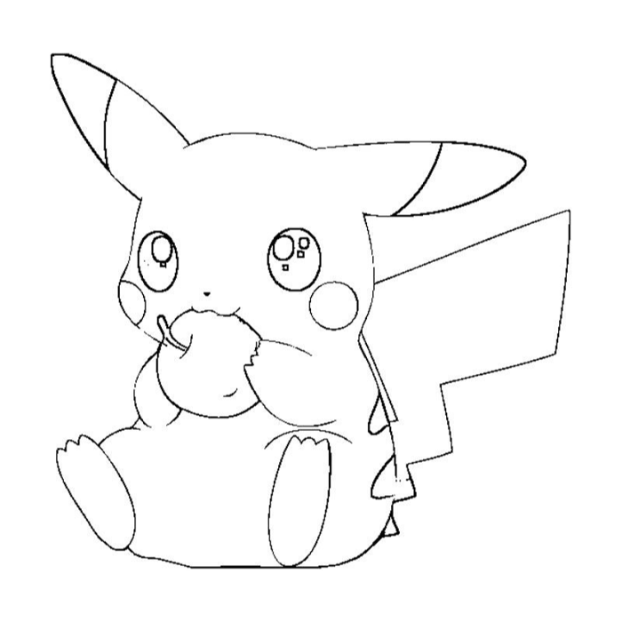 Tô Màu Pikachu - Trải Nghiệm Sáng Tạo Nghệ Thuật Hoạt Hình Đa Dạng - Tô màu  trực tuyến