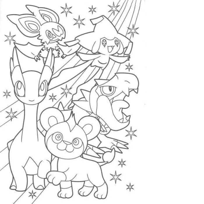 100+ tranh tô màu Pokemon đa dạng, đơn giản cho bé thỏa thích sáng tạo