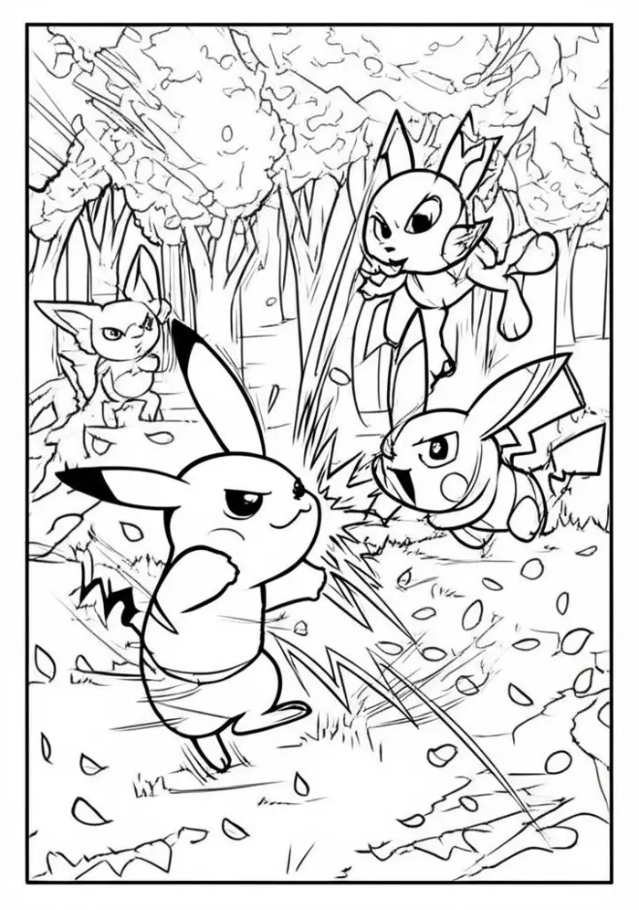 Tải 100+ Tranh Tô Màu Pokemon Miễn Phí (PDF A4): Pikachu, Charizard & Huyền  Thoại