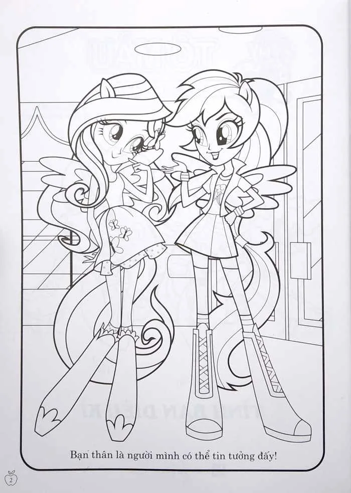 Sách My Little Pony - Tô Màu Và Các Trò Chơi - Tình Bạn Diệu Kì - FAHASA.COM