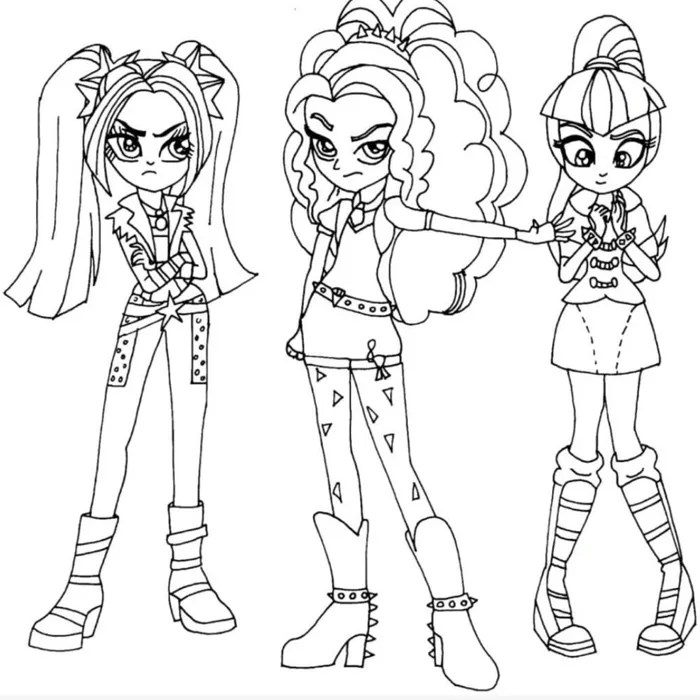 Búp bê My Little Pony Equestria Girls - Set 40 Tờ Tranh Tô Màu A4 A5 Dành  Cho Màu Sáp, Màu Chì - TRANH TÔ MÀU COLOR LAND