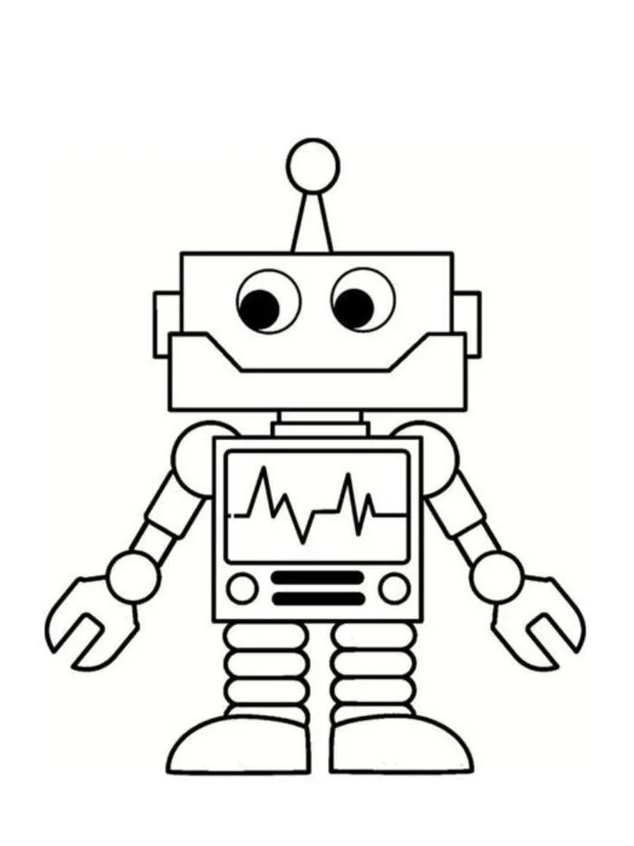 Tranh tô màu robot đẹp ngầu – Tải miễn phí 299+ mẫu mới