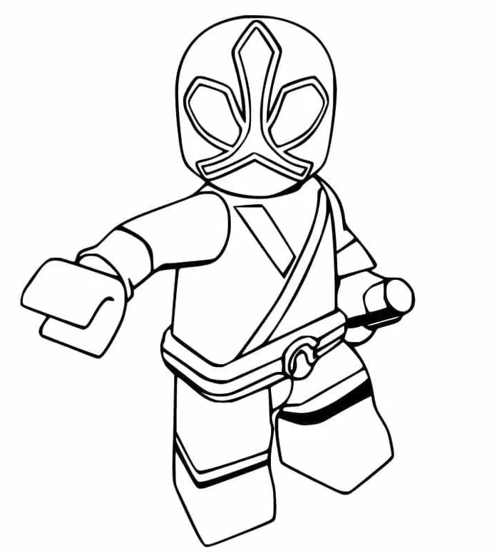 Tô màu Siêu Nhân Lego - Trang Tô Màu Cho Bé