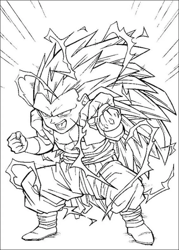 Tranh tô màu 7 viên ngọc rồng Goku - Gia Đình Su