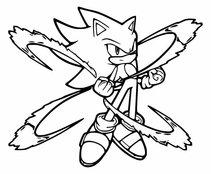 Tô màu Sonic Khởi Động - Trang Tô Màu Cho Bé