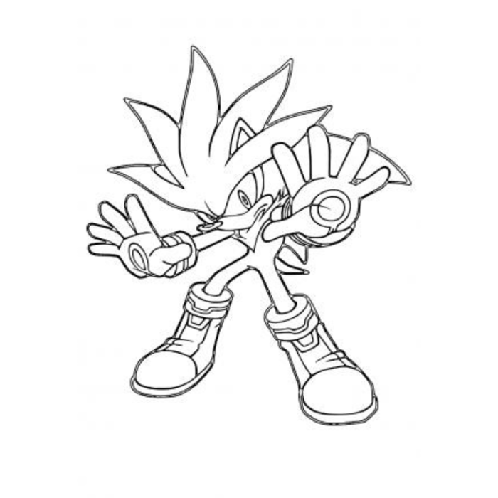 Tranh Tô Màu Sonic - Nhân Vật Gây Sốt Với Vẻ Ngoài Đáng Yêu, Cute, Cưng Xỉu  - Tô màu trực tuyến