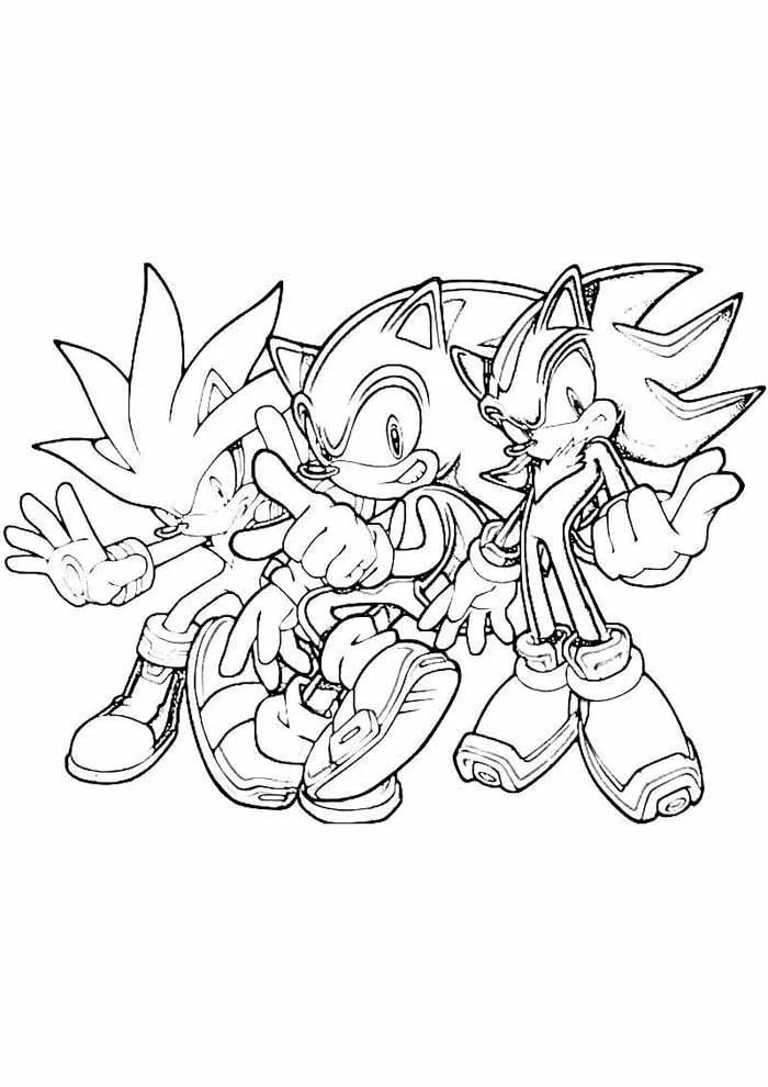 Khám phá tranh tô màu Sonic độc đáo cho bé