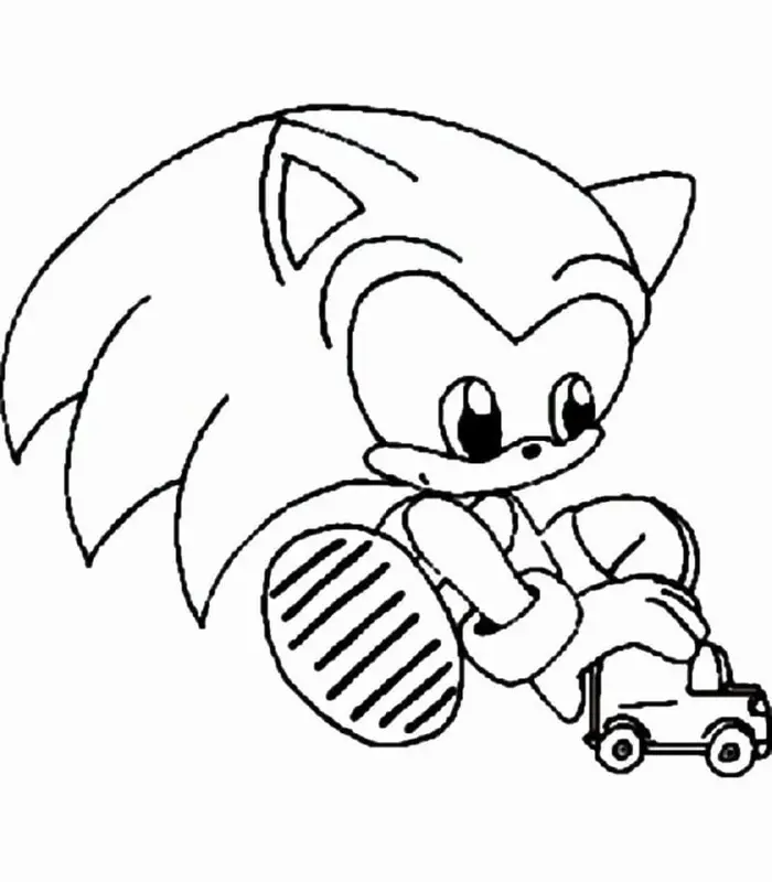 Tổng hợp tranh tô màu Sonic đẹp nhất cho bé yêu sáng tạo