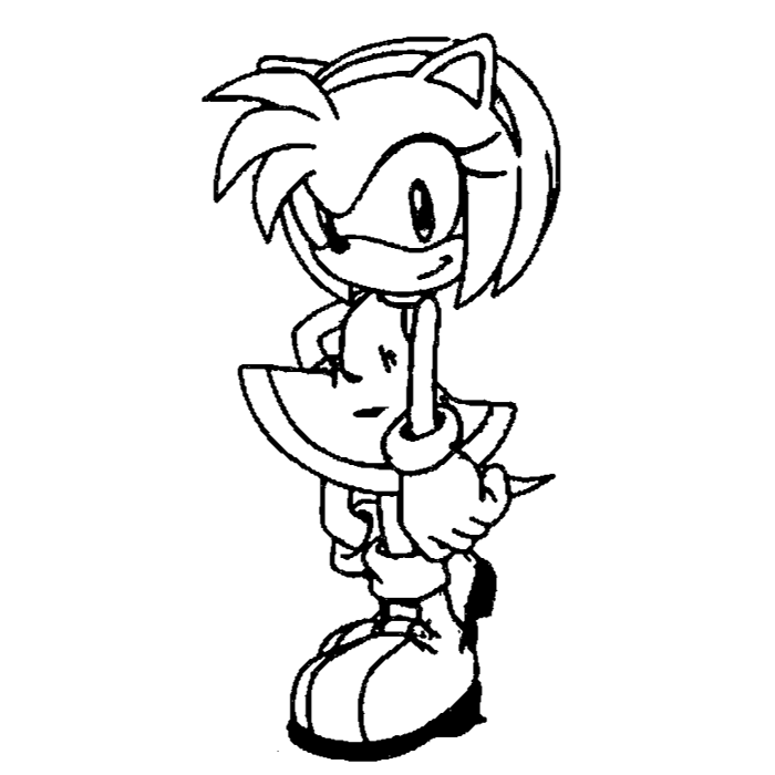 Tranh Tô Màu Sonic - Nhân Vật Gây Sốt Với Vẻ Ngoài Đáng Yêu, Cute, Cưng Xỉu  - Tô màu trực tuyến