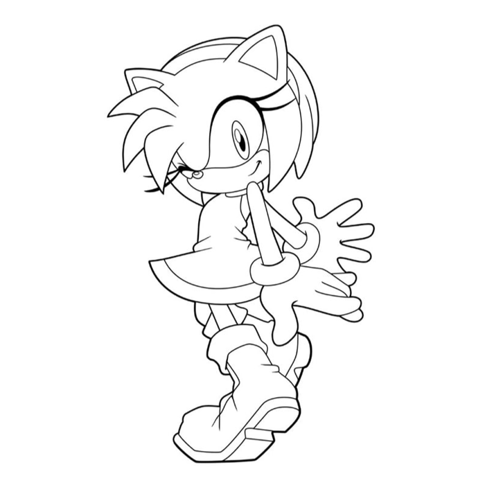 Tranh Tô Màu Sonic - Nhân Vật Gây Sốt Với Vẻ Ngoài Đáng Yêu, Cute, Cưng Xỉu  - Tô màu trực tuyến